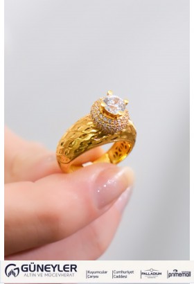 TEKTAŞ YÜZÜK 22 AYAR A045724