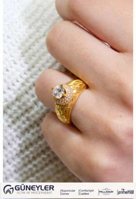 TEKTAŞ YÜZÜK 22 AYAR A045724