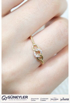 ÇITIR YÜZÜK 14 AYAR A055252