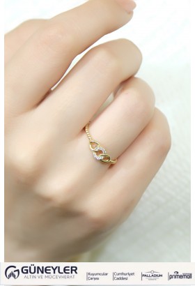 ÇITIR YÜZÜK 14 AYAR A055252