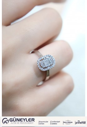 BAGET YÜZÜK 14 AYAR A049376