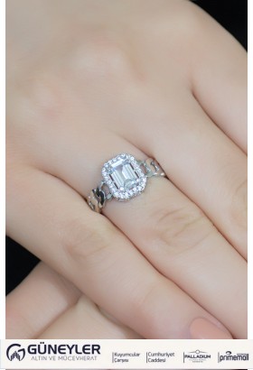 BAGET YÜZÜK 14 AYAR A048216