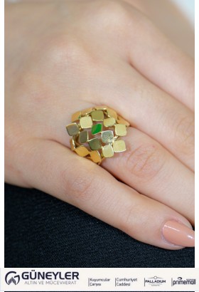 FANTAZİ YÜZÜK 14 AYAR A020186