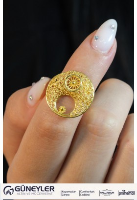 FANTAZİ YÜZÜK 22 AYAR A070152