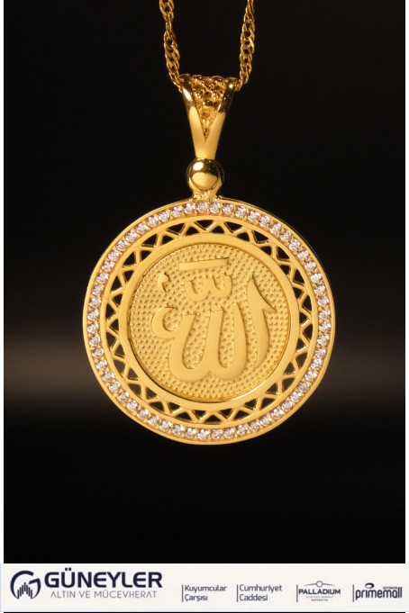 ALLAH YAZILI KOLYE UCU 22 AYAR A074937 ALLAH YAZILI KOLYE UCU 22 AYAR A074937