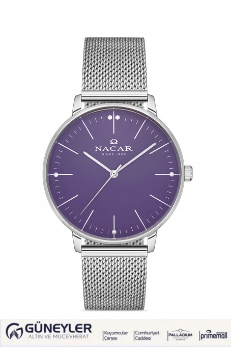 NACAR ÇELİK HASIR KADIN KOL SAATİ NC36-390019-APM NACAR ÇELİK HASIR KADIN KOL SAATİ NC36-390019-APM
