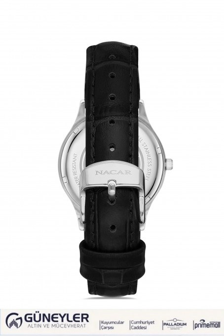 SİYAH DERİ KADIN KOL SAATİ NC31-39B155-ABL1 SİYAH DERİ KADIN KOL SAATİ NC31-39B155-ABL1