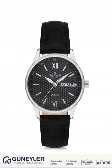 SİYAH DERİ KADIN KOL SAATİ NC31-39B155-ABL1 SİYAH DERİ KADIN KOL SAATİ NC31-39B155-ABL1