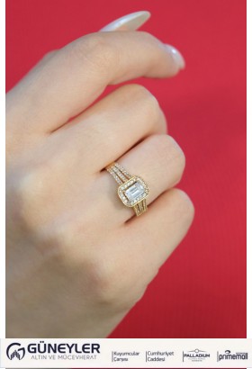 BAGET YÜZÜK 22 AYAR A068776