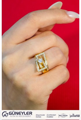 FANTAZİ YÜZÜK 22 AYAR A074989