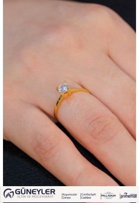 TEKTAŞ YÜZÜK 22 AYAR A073827