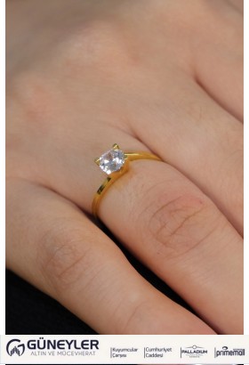 TEKTAŞ YÜZÜK 22 AYAR A073085 TEKTAŞ YÜZÜK 22 AYAR A073085