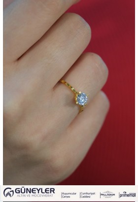 TEKTAŞ YÜZÜK 22 AYAR A073719