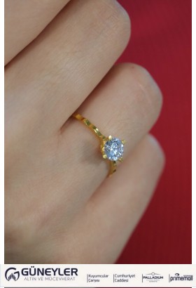 TEKTAŞ YÜZÜK 22 AYAR A073719