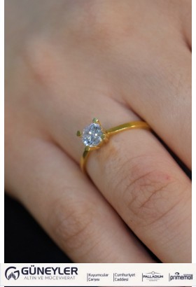 TEKTAŞ YÜZÜK 22 AYAR A073664