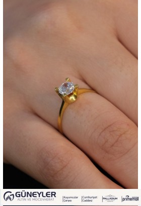 TEKTAŞ YÜZÜK 22 AYAR A073703