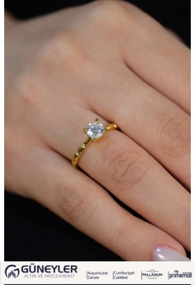 TEKTAŞ YÜZÜK 22 AYAR A073754