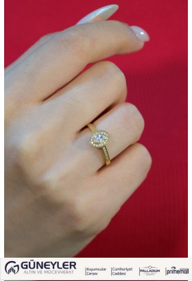 BAGET YÜZÜK 22 AYAR A049325