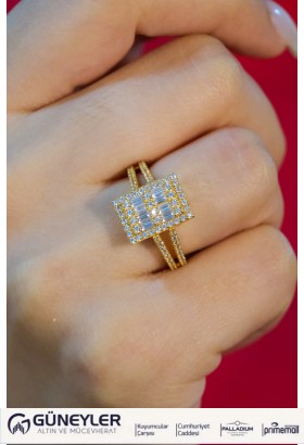 BAGET YÜZÜK 22 AYAR A057347 BAGET YÜZÜK 22 AYAR A057347