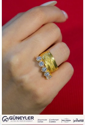 BEŞTAŞ ALYANS ÇİFT YÜZÜK 22 AYAR A031676