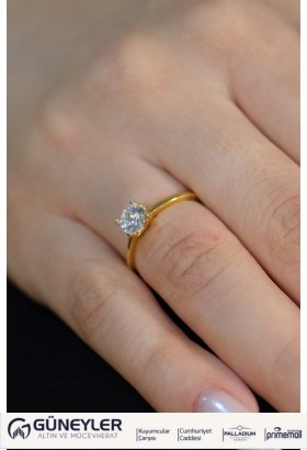 TEKTAŞ YÜZÜK 22 AYAR A073036