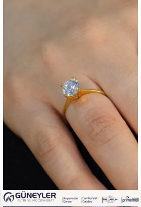 TEKTAŞ YÜZÜK 22 AYAR A067250