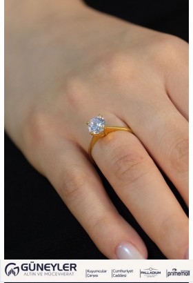 TEKTAŞ YÜZÜK 22 AYAR A067250