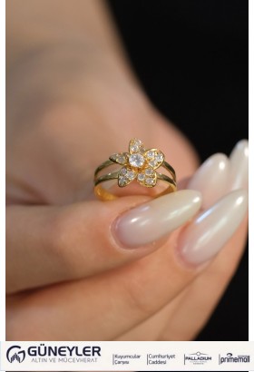 ÇİÇEK MODEL YÜZÜK 22 AYAR A067116 ÇİÇEK MODEL YÜZÜK 22 AYAR A067116