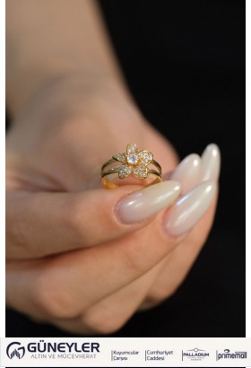ÇİÇEK MODEL YÜZÜK 22 AYAR A067116 ÇİÇEK MODEL YÜZÜK 22 AYAR A067116