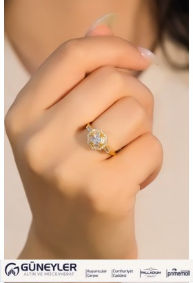 BAGET YÜZÜK 22 AYAR A058443