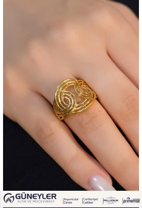 FANTAZİ YÜZÜK 22 AYAR A066742