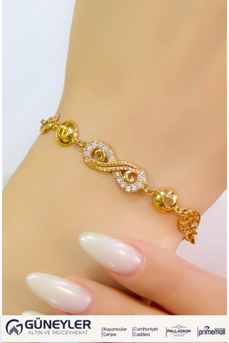 SONSUZLUK BİLEKLİK 22 AYAR A076335 SONSUZLUK BİLEKLİK 22 AYAR A076335