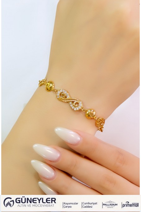 SONSUZLUK BİLEKLİK 22 AYAR A076335 SONSUZLUK BİLEKLİK 22 AYAR A076335