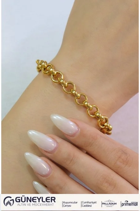 DOCH ZİNCİR BİLEKLİK 22 AYAR A076121