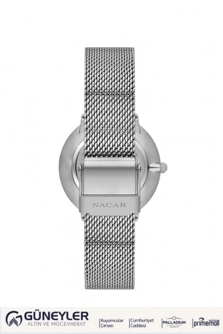 NACAR ÇELİK HASIR BAND KADIN KOL SAATİ NC34-390431-AOSM NACAR ÇELİK HASIR BAND KADIN KOL SAATİ NC34-390431-AOSM