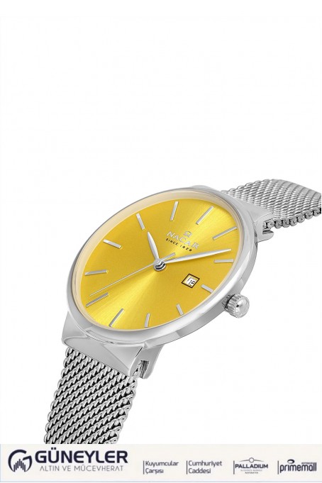 NACAR ÇELİK HASIR BAND KADIN KOL SAATİ NC34-390431-AOSM NACAR ÇELİK HASIR BAND KADIN KOL SAATİ NC34-390431-AOSM