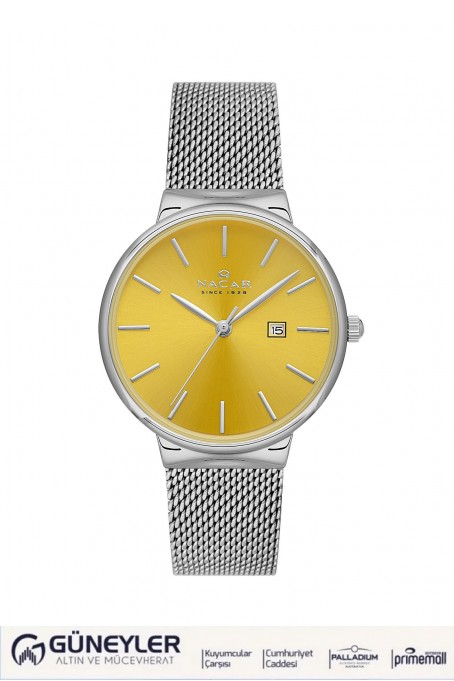 NACAR ÇELİK HASIR BAND KADIN KOL SAATİ NC34-390431-AOSM NACAR ÇELİK HASIR BAND KADIN KOL SAATİ NC34-390431-AOSM