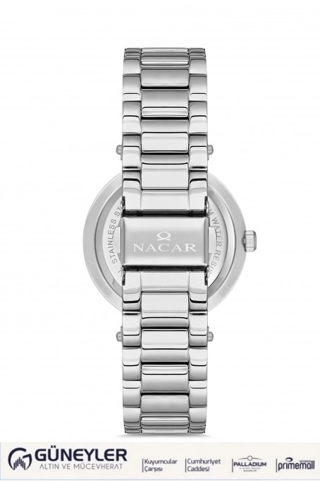 NACAR ÇELİK METAL BAND KADIN KOL SAATİ NC10-3931009-ASMS
