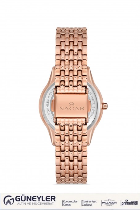 PEMBE METAL BAND KADIN KOL SAATİ NC34-392126-RPM PEMBE METAL BAND KADIN KOL SAATİ NC34-392126-RPM