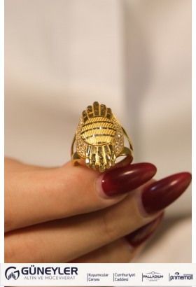 TASARIM YÜZÜK 22 AYAR A077219