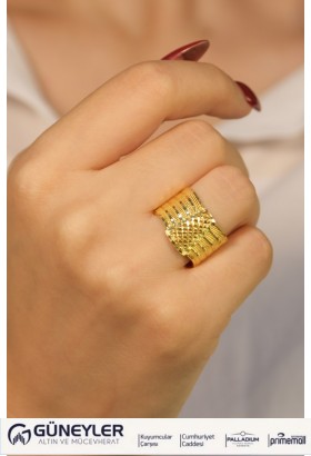 FANTAZİ YÜZÜK 22 AYAR A077244