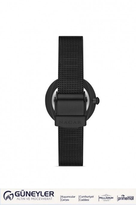 SİYAH HASIR BAND KADIN KOL SAATİ NC17-3920594-BBMS SİYAH HASIR BAND KADIN KOL SAATİ NC17-3920594-BBMS