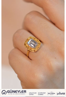 BAGET YÜZÜK 22 AYAR A077164