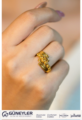 FANTAZİ YÜZÜK 22 AYAR A077262