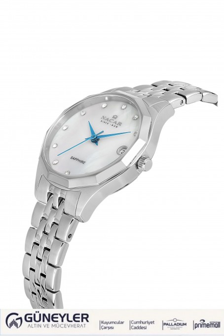 NACAR ÇELİK METAL BAND KADIN KOL SAATİ NC34-39B715-ASMS