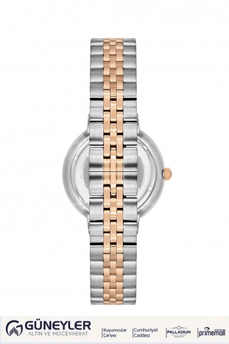 NACAR ÇELİK - PEMBE METAL BAND KADIN KOL SAATİ NC34-39B716-ENMS