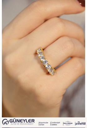 YEDİTAŞ YÜZÜK 22 AYAR A025679 YEDİTAŞ YÜZÜK 22 AYAR A025679