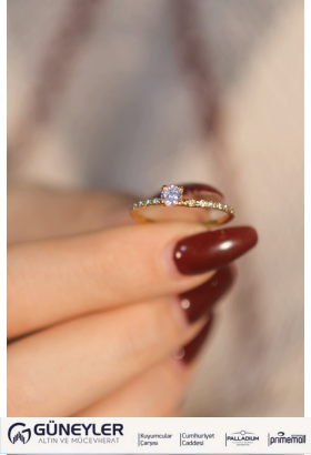 TEKTAŞ YÜZÜK 22 AYAR A049293