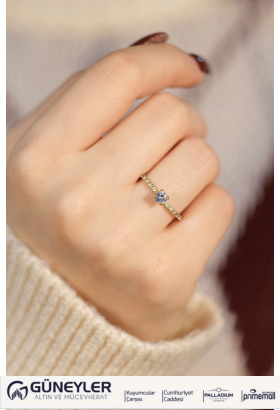 TEKTAŞ YÜZÜK 22 AYAR A049293