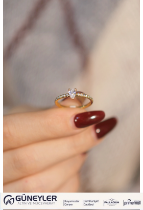 TEKTAŞ YÜZÜK 22 AYAR A049357 TEKTAŞ YÜZÜK 22 AYAR A049357